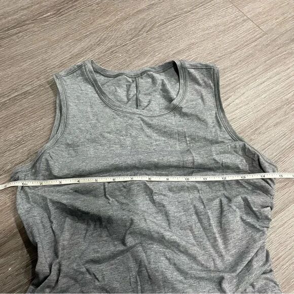 Lululemon Cinch it Dress Heathered Medium  Grey 4 - Picture 6 of 8